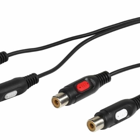 RCA extension - stereo - 5m - For the extension of stereo RCA connections - Shielded plugs and leads for best sound quality