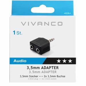 Y adapter 3.5mm, stereo