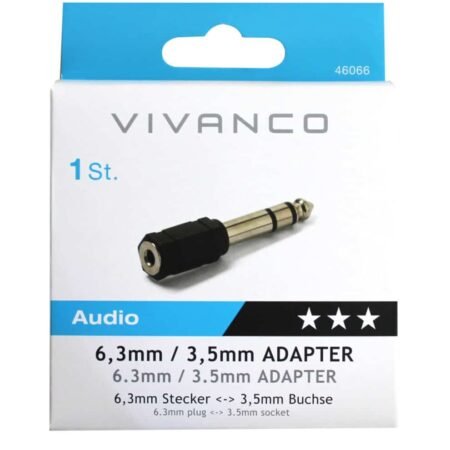 Adapter 6.3mm/3.5mm Vivanco 46066