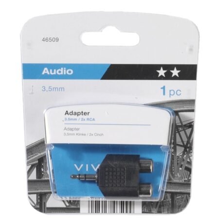 Adapter 3.5 mm / 2 x RCA, Vivanco 46509