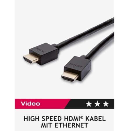 High Speed HDMI® cable with Ethernet, 1m , Vivanco 47158