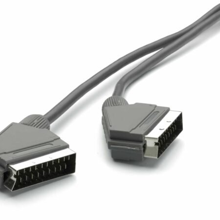 Scart connection - For connection of 2 devices with scart sockets